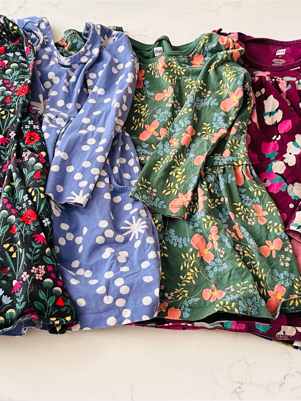 Hanna Andersson and Tea Collection dresses - size 4